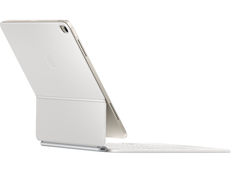 Apple iPad Air 13" Magic Keyboard (hvit) Tastatur og stylus