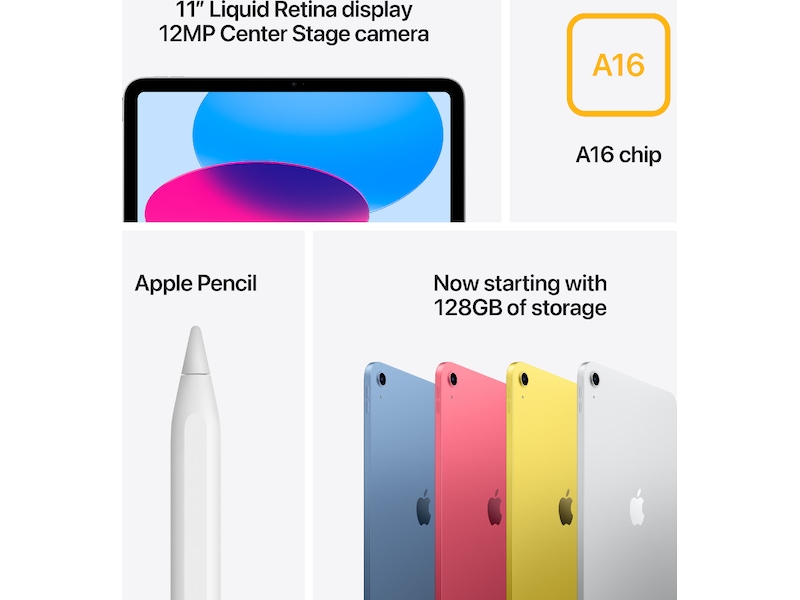 iPad 11" (2025) 128GB 5G (gul) Nettbrett / iPad