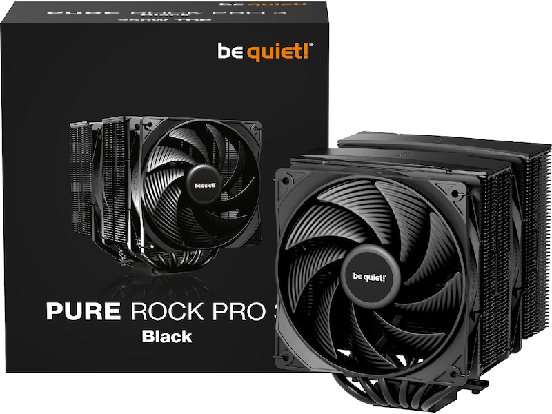 be quiet! Pure Rock Pro 3 Black CPU Kjøler CPU - Luftkjøling