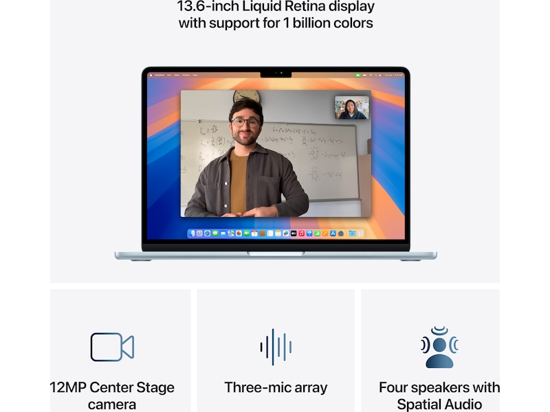 MacBook Air 13" M4 (2025) 256GB (himmelblå) PC - Bærbar / laptop