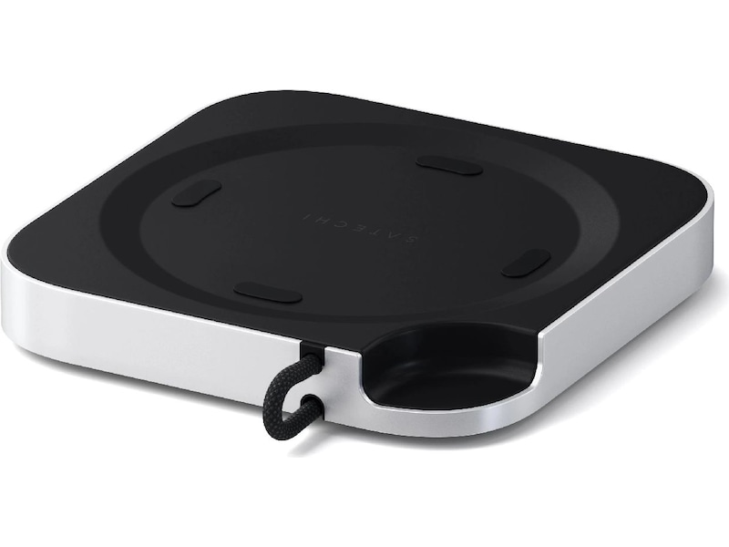 Satechi Mac Mini M4 Stand & Hub (sølv) Dockingstasjon & USB-HUB