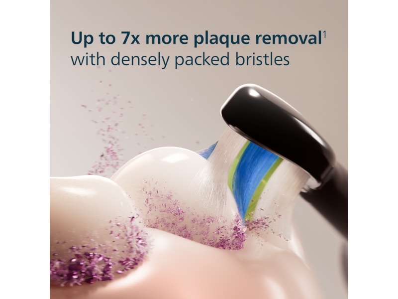 Philips Sonicare W2 Optimal White tannbørstehoder (4 pack, sort) Tannbørstehoder