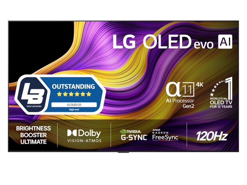 LG 97" G5 AI 4K OLED Smart TV (2025) Over 80 tommer TV