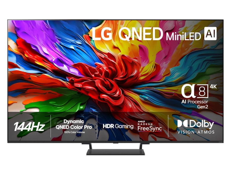 LG 55" QNED93 AI 4K QNED Smart TV (2025) 50 - 59 tommer TV