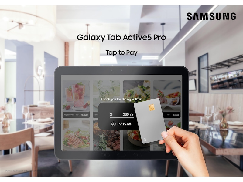 Galaxy Tab Active5 Pro 5G 256GB - Enterprise (sort) Nettbrett / iPad