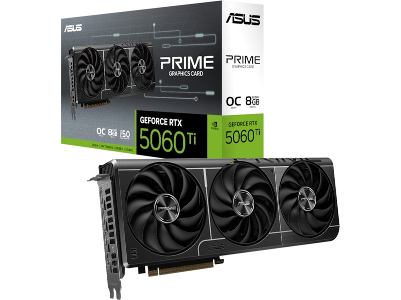 ASUS PRIME GeForce RTX 5060 Ti OC Skjermkort