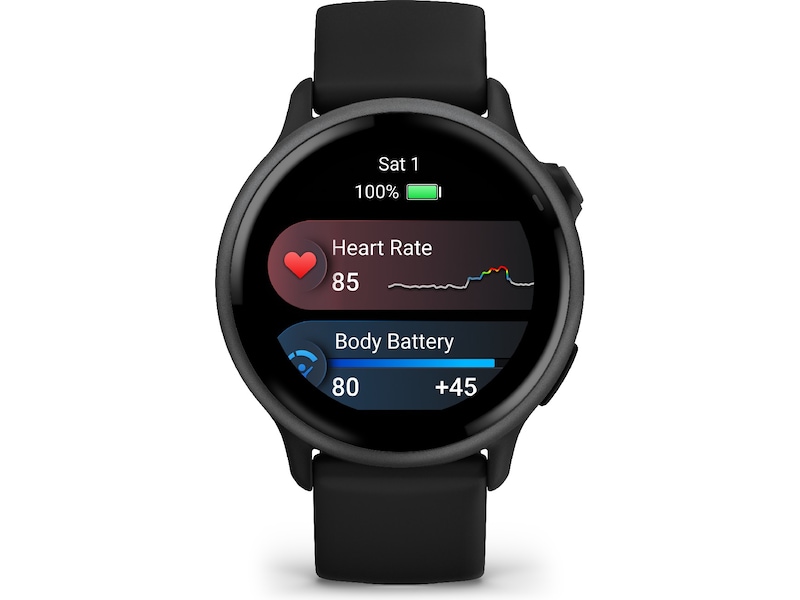 Garmin Vivoactive 6 AMOLED 42mm GPS (black/slate) Smartklokker