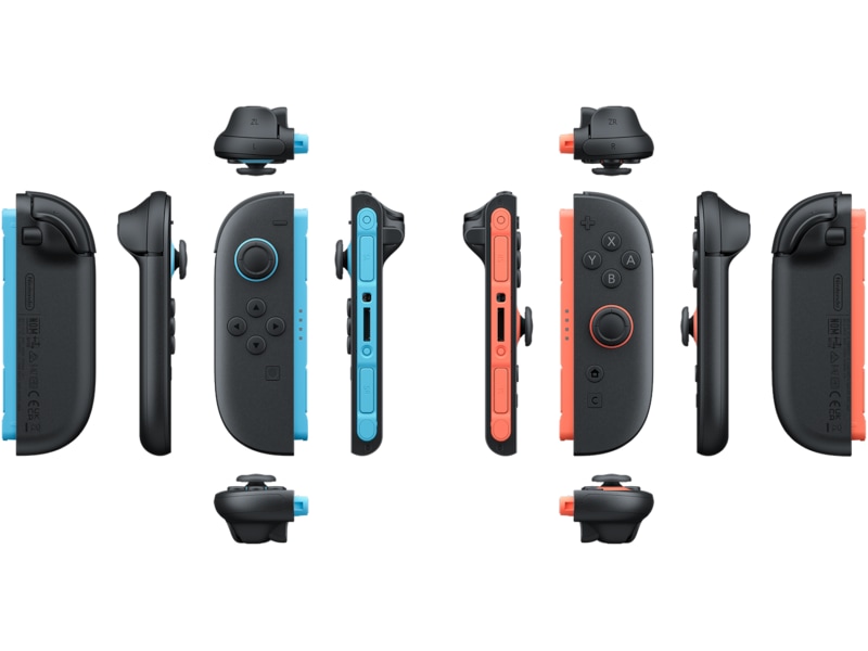 Nintendo Switch 2 Joy-Con 2 Controller (Light Blue/Light Red) Tilbehør til spillkonsoller