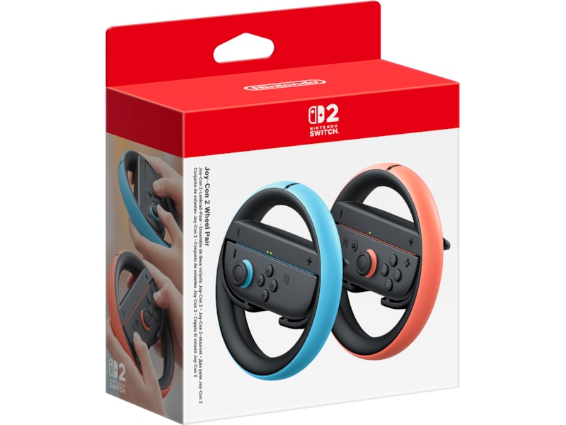 Nintendo Switch 2 Joy-Con 2 Wheel Pair (light blue/light red) Tilbehør til spillkonsoller