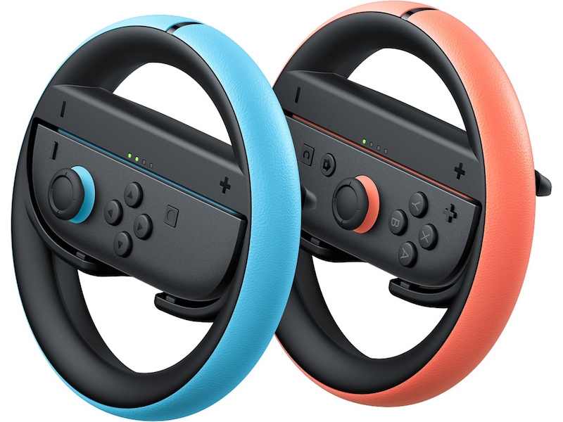 Nintendo Switch 2 Joy-Con 2 Wheel Pair (light blue/light red) Tilbehør til spillkonsoller