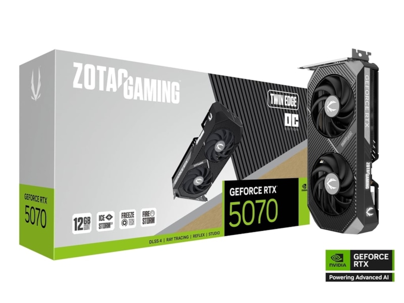 Zotac Gaming GeForce RTX 5070 Twin Edge OC Skjermkort