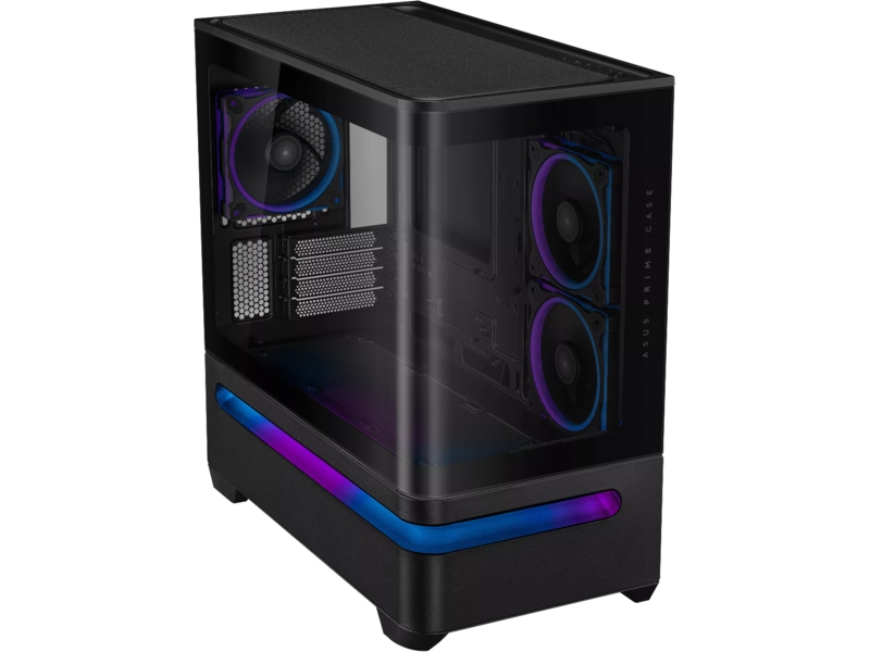 Asus PRIME AP202 TG ARGB mATX Tower (sort) Mini/Micro/Nano tower