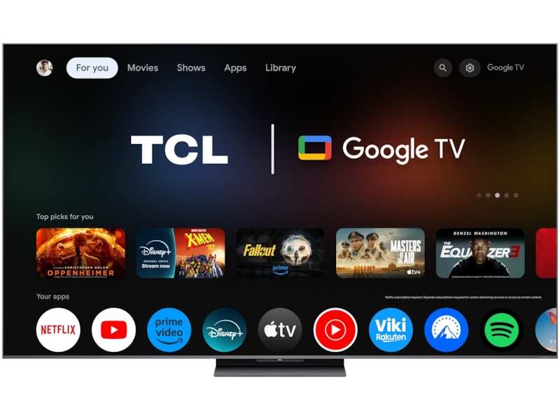 TCL 65" C8K 4K QD-Mini LED Google TV 60 - 69 tommer TV