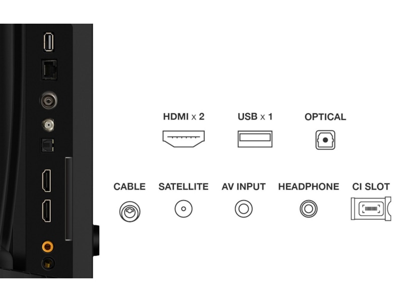 TCL 32" V5C HD Ready QLED Android TV 20 - 49 tommer TV