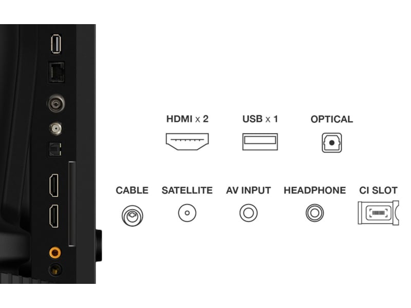 TCL 40" V5C Full HD QLED Android TV 20 - 49 tommer TV