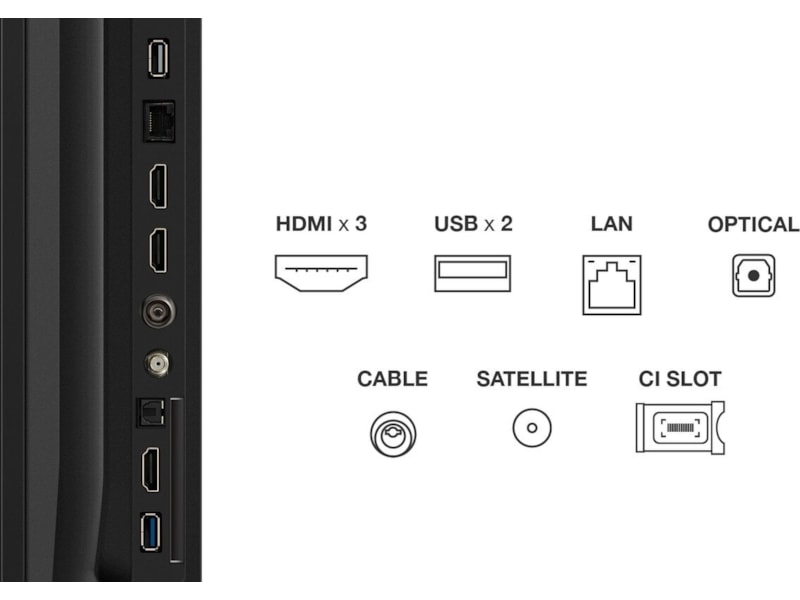 TCL 75" T69C 4K QLED Google TV 70 - 79 tommer TV