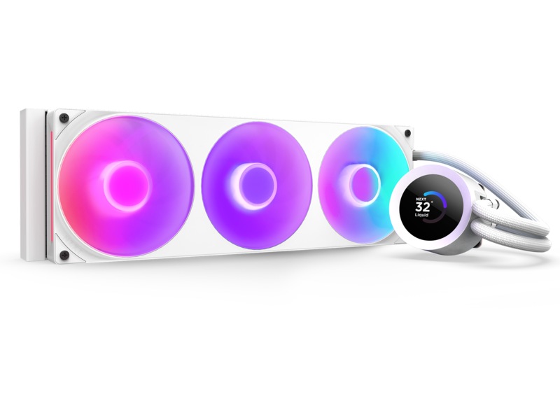 NZXT Kraken Plus 360 RGB Kjøler (hvit) CPU - Vannkjøling