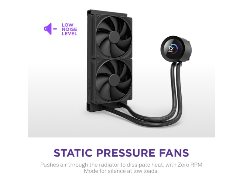 NZXT Kraken Plus 240 Kjøler (sort) CPU - Vannkjøling