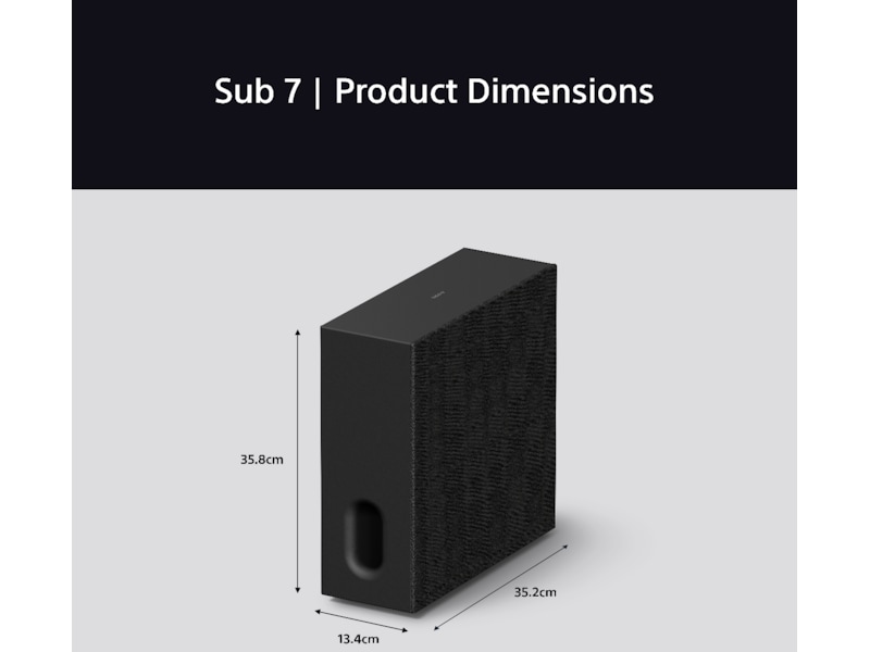 Sony BRAVIA Theatre Sub 7 trådløs subwoofer Subwoofere