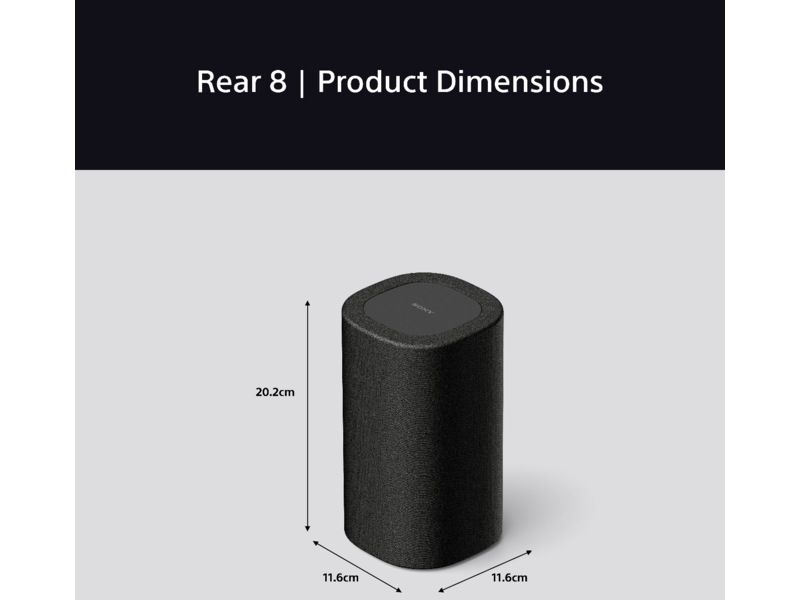 Sony BRAVIA Theatre Rear 8 høyttalere Høyttalere