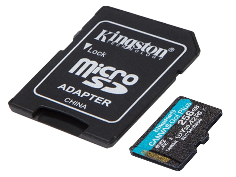 Kingston Canvas Go! Plus microSD 256GB Minnekort til foto & video