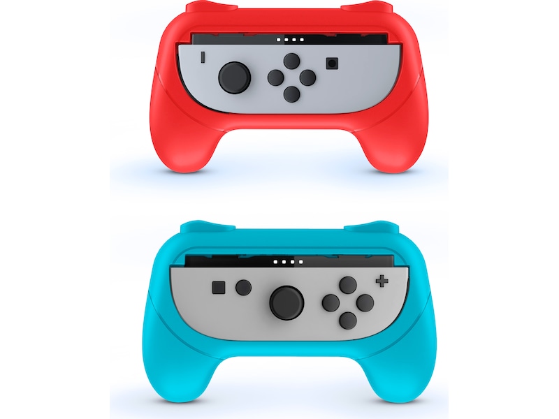 Nacon Joy-Con Grip for Nintendo Switch 2 (blå/rød) Tilbehør til spillkonsoller