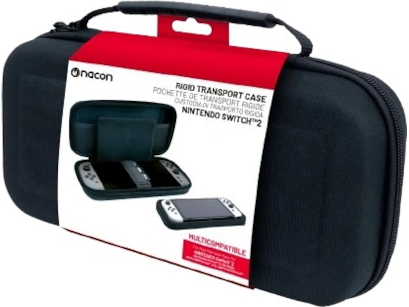 Nacon Transport Case for Nintendo Switch 2 (sort) Tilbehør til spillkonsoller
