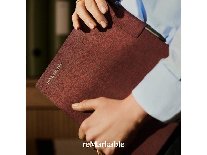 reMarkable Paper Pro Book Folio (burgunder) Tilbehør til digitale notatblokker