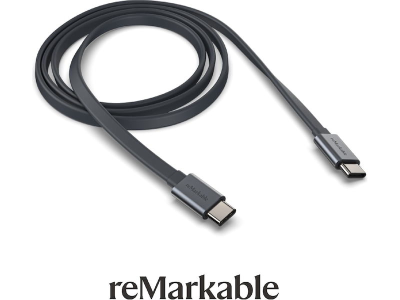 reMarkable 2 USB-C kabel 1m (sort) Digitale notatblokker & tilbehør