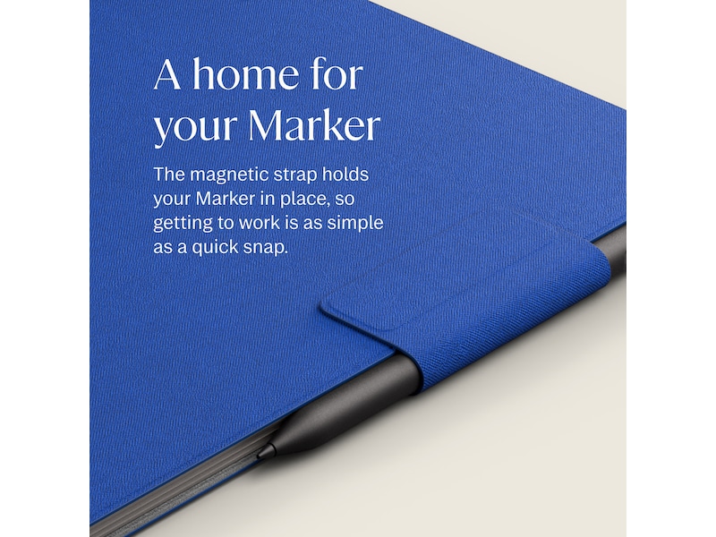 reMarkable Paper Pro Book Folio (kobolt) Tilbehør til digitale notatblokker