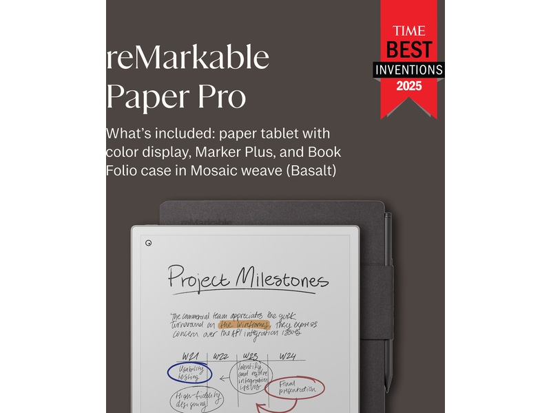 reMarkable Paper Pro 11,8" 64GB (basalt) Digitale notatblokker