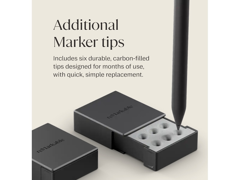 reMarkable Paper Pro Marker Plus (varm sort) Tilbehør til digitale notatblokker