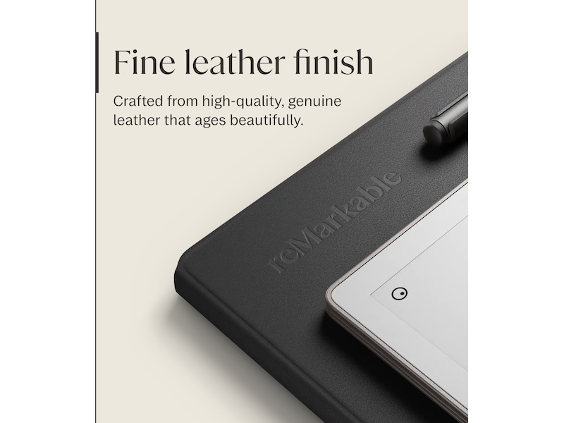 reMarkable Paper Pro Book Folio (sort) Tilbehør til digitale notatblokker