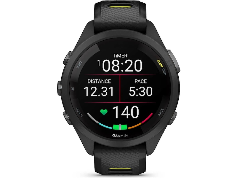 Garmin Forerunner 265S 42mm GPS (sort) -B-Grade Demo klokker