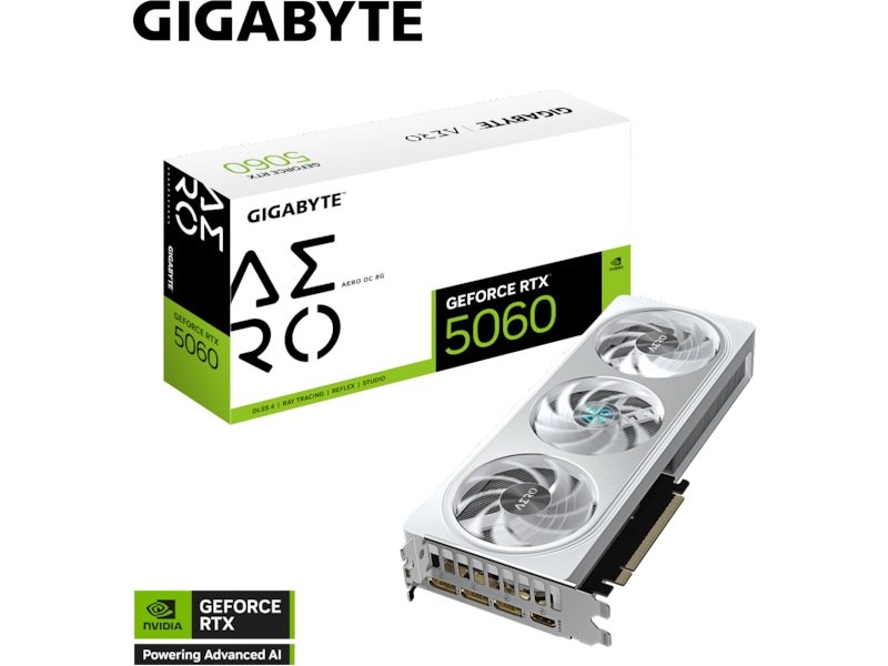 Gigabyte GeForce RTX 5060 AERO OC Skjermkort