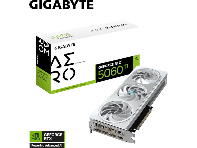 Gigabyte GeForce RTX 5060 Ti AERO OC Skjermkort