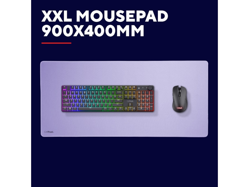 Trust GXT 759 XXL Gamingmusematte (lilla) Gamingmusematte