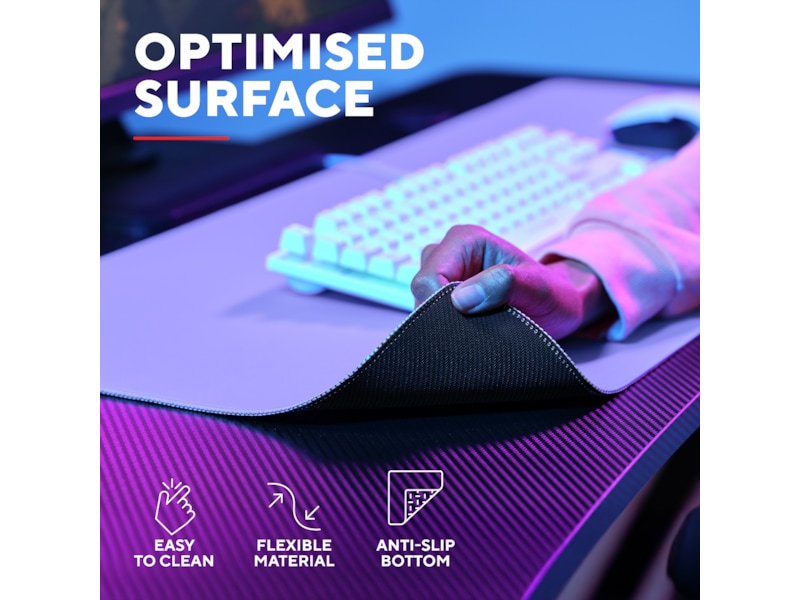 Trust GXT 759 XXL Gamingmusematte (lilla) Gamingmusematte