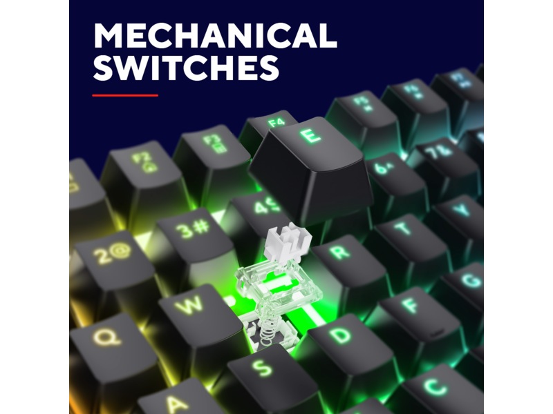 Trust GXT 871 Zora Mekanisk Gamingtastatur Gamingtastatur