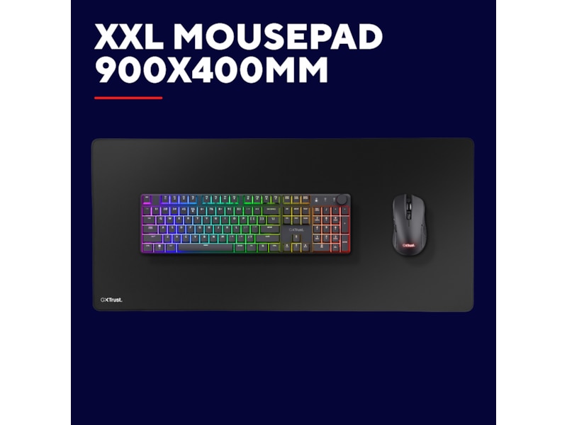 Trust GXT 759 XXL Gamingmusematte (sort) Gamingmusematte