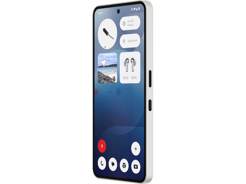 Nothing Phone (3a) 128GB (hvit) Mobiltelefoner