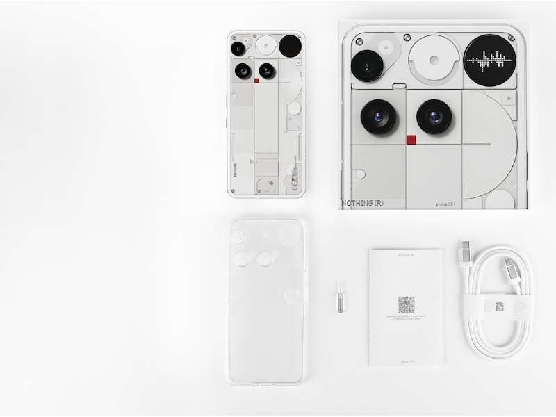 Nothing Phone (3) 256GB (hvit) Mobiltelefoner