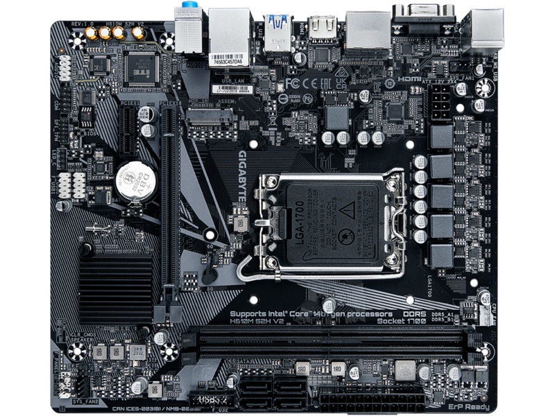 Gigabyte H610M S2H V2 Hovedkort Intel Socket