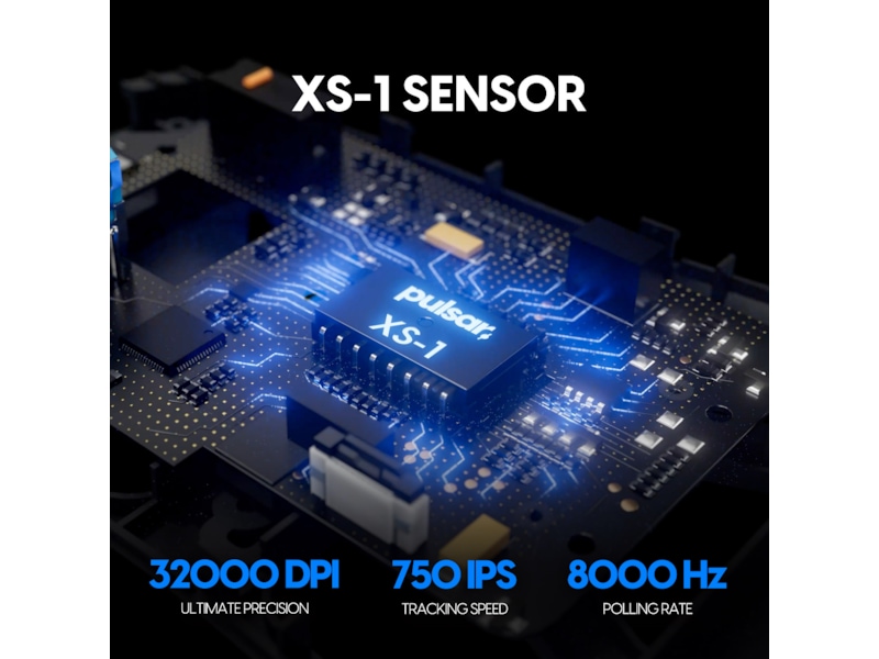 Pulsar Xlite V4 eS Mini Trådløs gamingmus (sort) Gamingmus