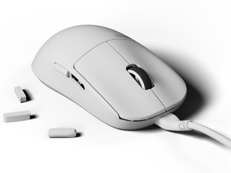 Pulsar X2A Gamingmus (hvit) Gamingmus