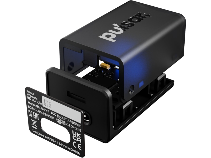 Pulsar Trådløs 4K Dongle (sort) Tilbehør til gaming- tastatur og mus