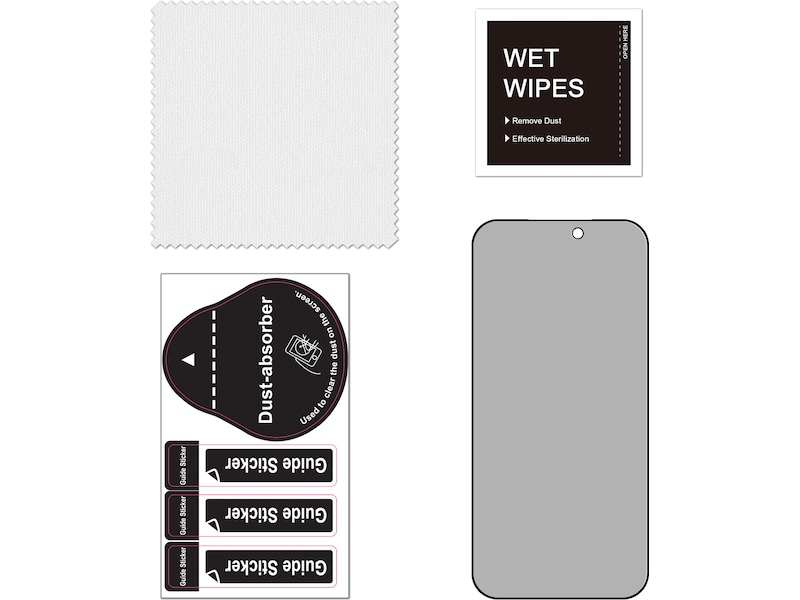 iiglo iPhone 17 Pro Max Privacy skjermbeskytter Skjermbeskytter