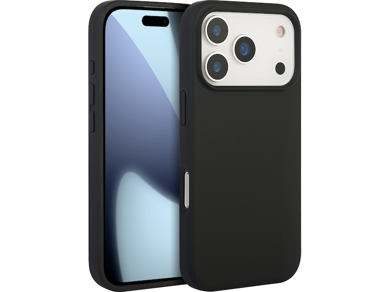 iiglo iPhone 17 Pro Magnetic Silikondeksel (sort) Mobildeksel