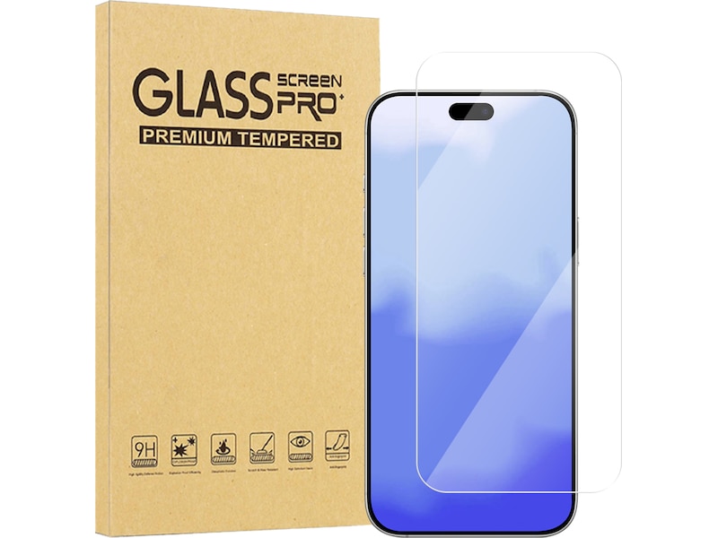 iiglo iPhone 17 / 17 Pro / 16 Pro skjermbeskytter Skjermbeskytter