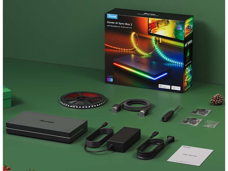 Govee AI Sync Box 2 -B-Grade Demo hjem & fritid